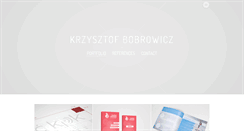 Desktop Screenshot of krzysztofbobrowicz.com