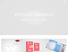 Tablet Screenshot of krzysztofbobrowicz.com